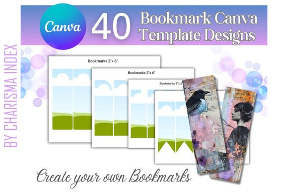40 Canva Digital Bookmark Templates for Modern Design