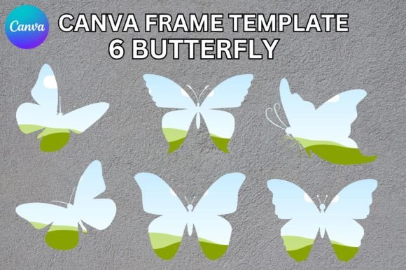 Butterfly Canva Frame Template: Creative Design Made Simple