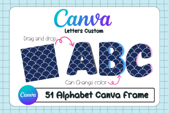 Canva Alphabet Letters Frame: Unlocking Creative Grilled Words