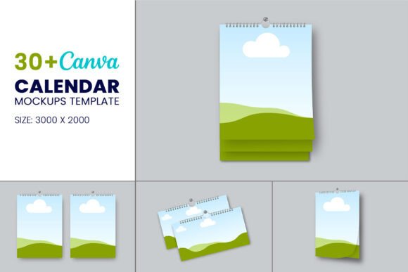 Canva Frame Calendar Mockup Template: Your Design Shortcut