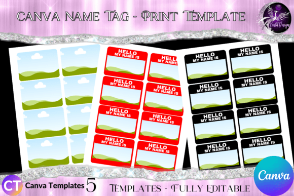 Create Professional Name Tags in Minutes with This Canva Template