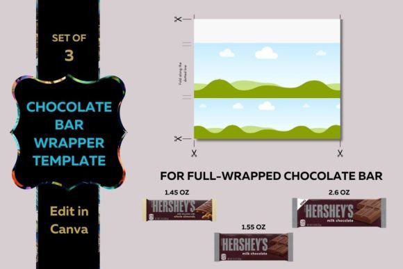 Custom Wraps: The Canva Chocolate Bar Wrapper Template