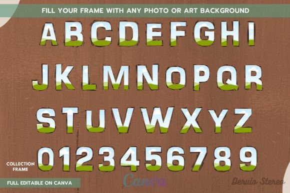 Scratch Letter Canva Frame: Design Assets for Brand Identity