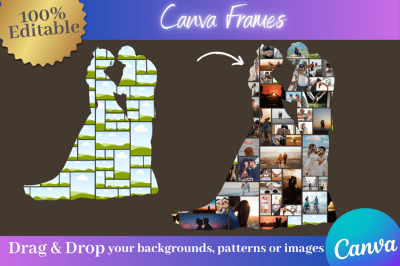 Timeless Wedding Memories: Canva Frame Templates