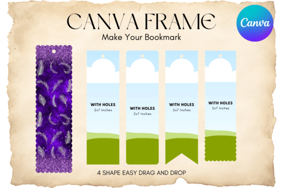 Transform Your Reading Experience: The Bookmark Canva Frame Template Add Photo