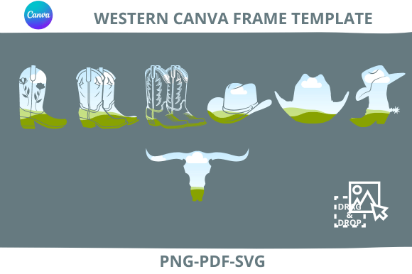 Unlock Rustic Charm: The Western Canva Frame Template Guide